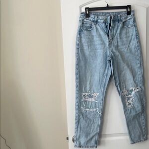American Eagle Outfitters Light Blue Straight Leg Jeans